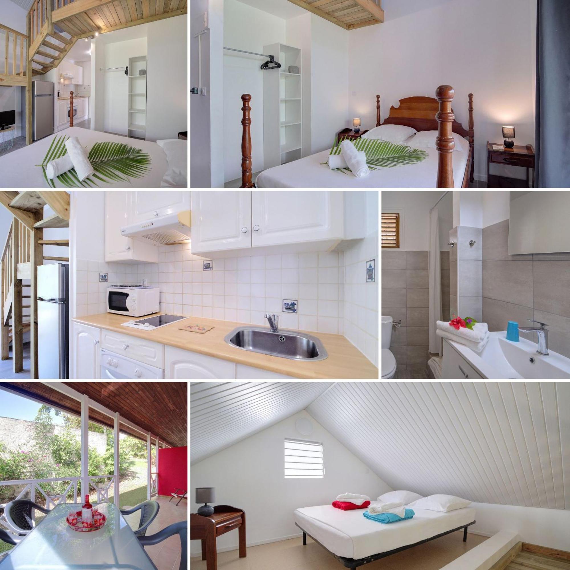 Résidence Ti'Kéol - Appartements avec terrasse 2 à 4 personnes, piscine Sainte-Anne Exterior foto