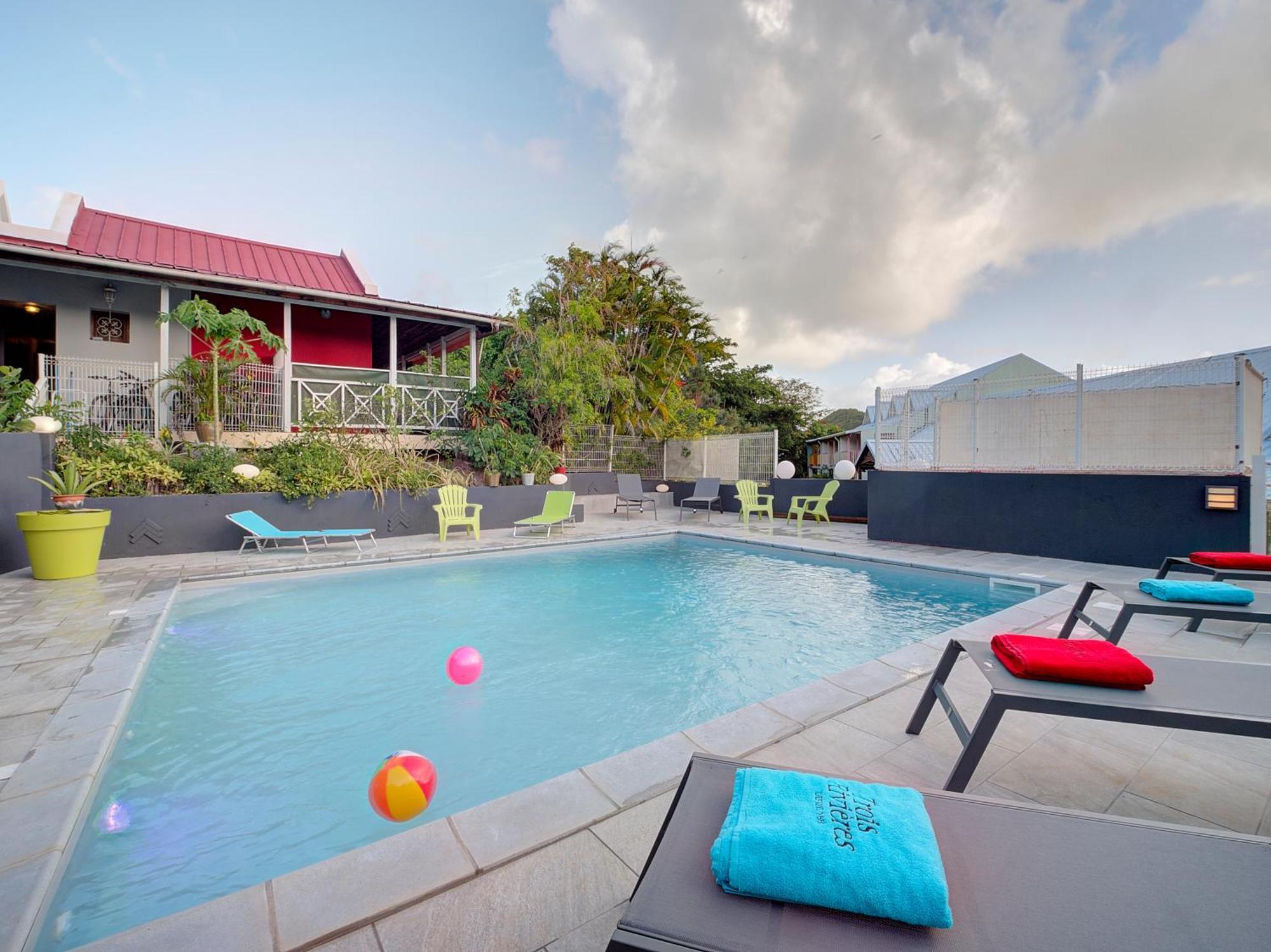 Résidence Ti'Kéol - Appartements avec terrasse 2 à 4 personnes, piscine Sainte-Anne Exterior foto